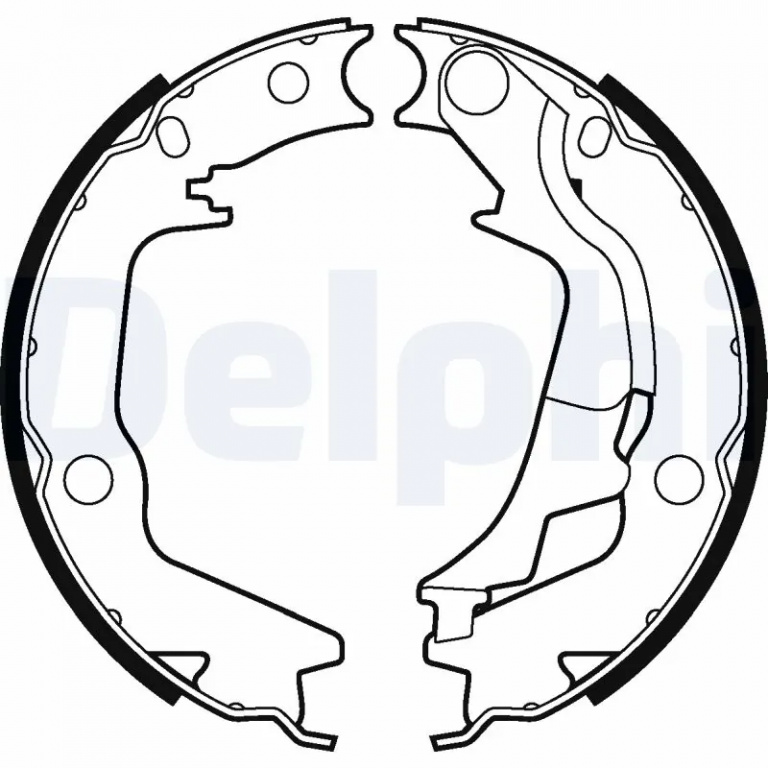 Set saboti frana Delphi HYUNDAI i10 I (PA) 2007-2013 - LS2011