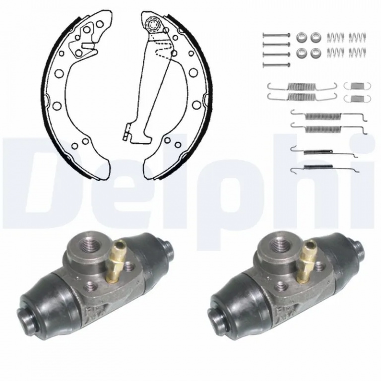 Set saboti frana Delphi VW POLO III CLASSIC (6V2) 1995-2001 - KP850