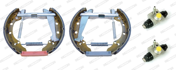 Set saboti frana FERODO FMK605 pentru SKODA FABIA I Praktik (6Y5) 2000 2001 2002 2003 2004 2005 2006 2007