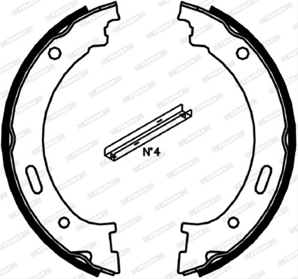 Set Saboti Frana Ferodo Jeep FSB4058