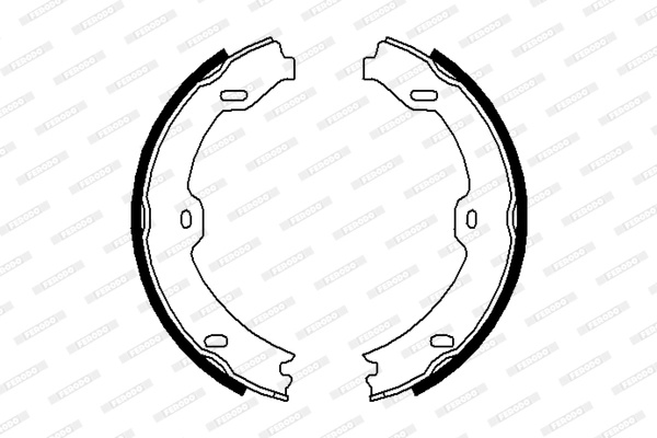Set saboti frana Ferodo MERCEDES-BENZ SL
