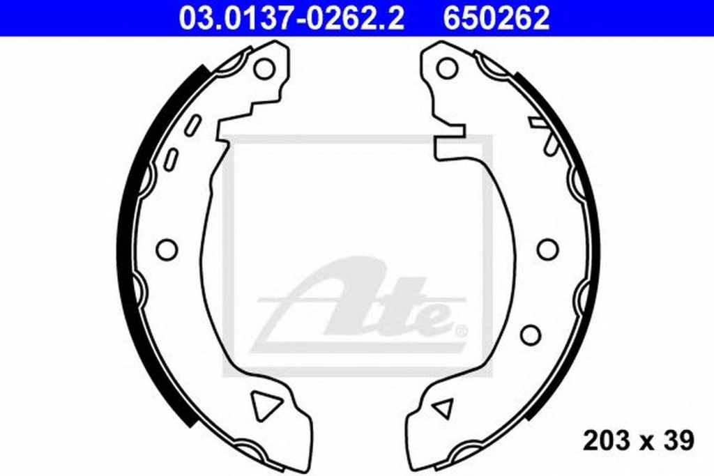 Set saboti frana FIAT BRAVA 182 ATE 03013702622