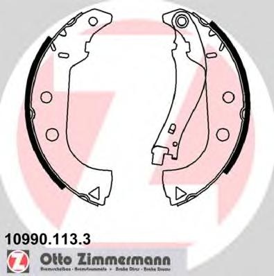 Set saboti frana FIAT FIORINO caroserie (146), FIAT PALIO Weekend (178DX), FIAT STRADA pick-up (178E) - ZIMMERMANN 10990.113.3