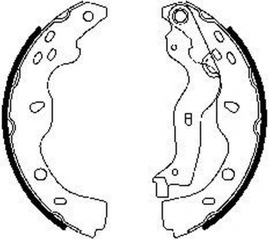 Set saboti frana FIAT SEDICI FY FERODO FSB691