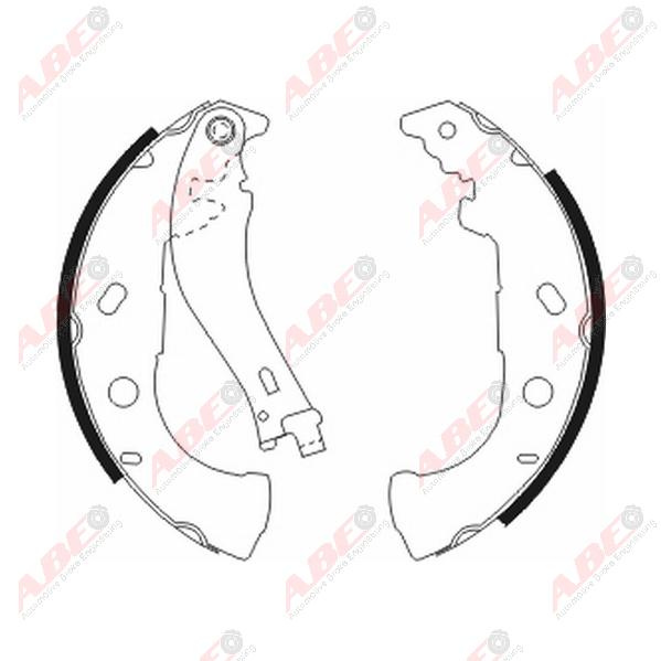 Set saboti frana FIAT SIENA 178 / ALBEA Producator ABE C0F015ABE