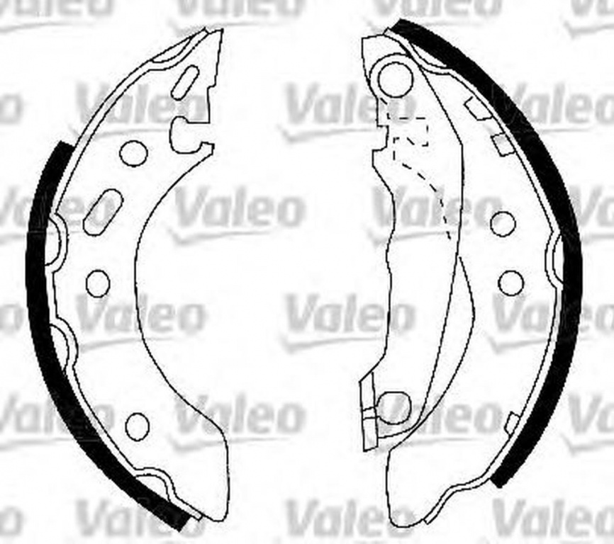 Set saboti frana FORD ESCORT V Cabriolet ALL VALEO 562085