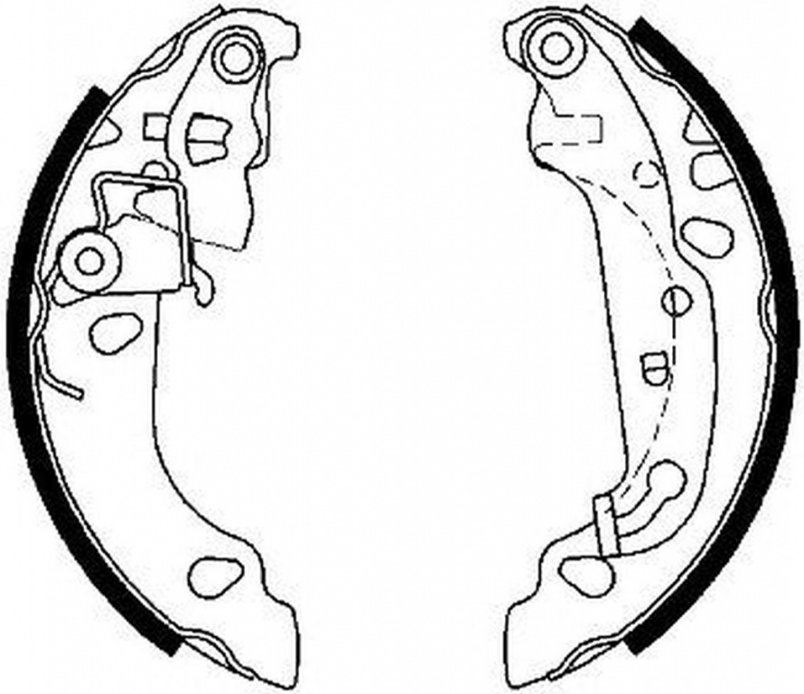 Set saboti frana FORD FIESTA IV JA JB FERODO FSB636