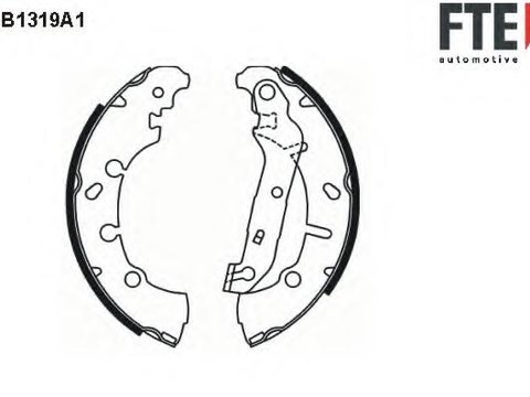 Set saboti frana FORD FIESTA Mk IV (JA_, JB_), FORD KA (RB_), FORD PUMA (EC_) - FTE BB1319A1