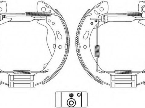 Set saboti frana FORD FIESTA VI Van TEXTAR 84069200