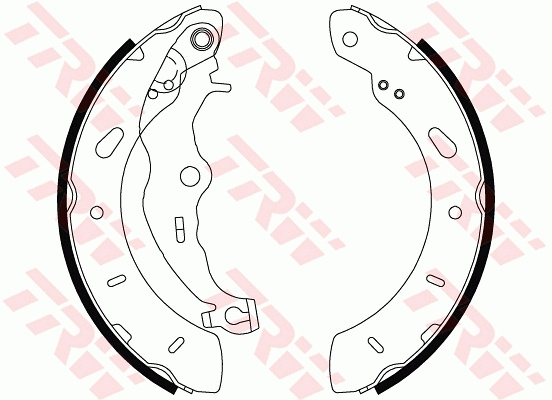 Set saboti frana # Ford Focus 2010 2011 2012 2013 2014 2015 2016 2017 2018 2019 2020 2021 2022 2023 2024 2025 # GS8806 # TRW