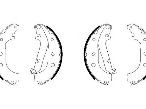 Set saboti frana FORD FOCUS II (DA_), FORD FOCUS II Station Wagon (DA_) - TOPRAN 302 331