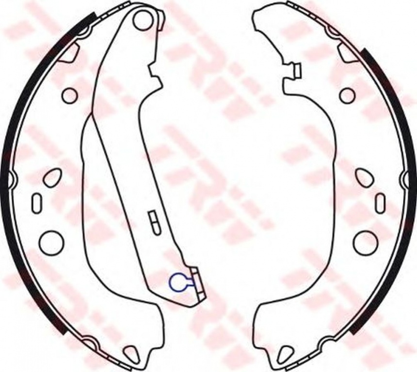 Set saboti frana FORD FOCUS II DA TRW GS8736