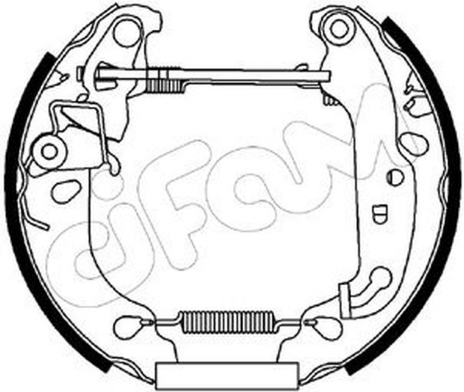 Set saboti frana FORD KA RB CIFAM 151-167