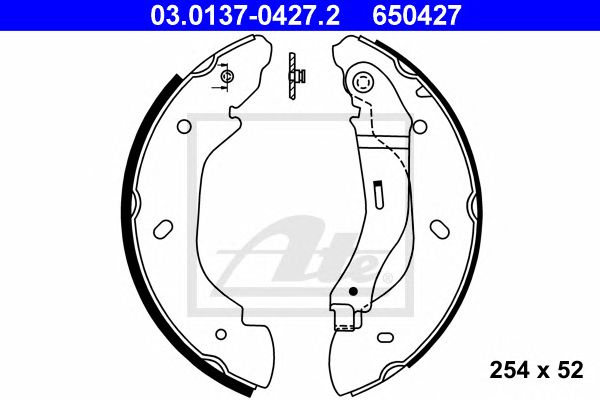 Set saboti frana FORD TRANSIT 2,0-2,4 D 00-14 - Cod intern: W20298893 - LIVRARE DIN STOC in 24 ore!!!