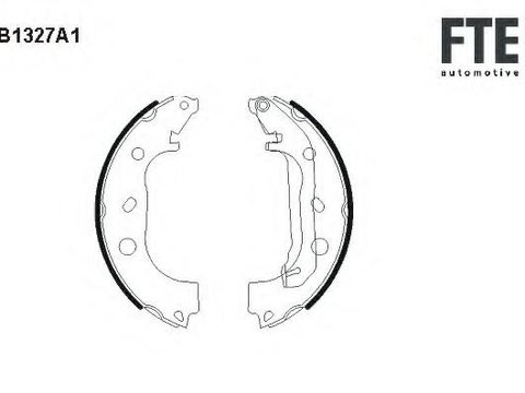 Set saboti frana FORD TRANSIT CONNECT, FORD TRANSIT CONNECT (P65_, P70_, P80_) - FTE BB1327A1