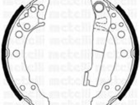 Set saboti frana FORD TRANSIT CONNECT P65 P70 P80 METELLI 530465