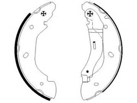 Set saboti frana FORD TRANSIT CUSTOM caroserie - Cod intern: W20121611 - LIVRARE DIN STOC in 24 ore!!!