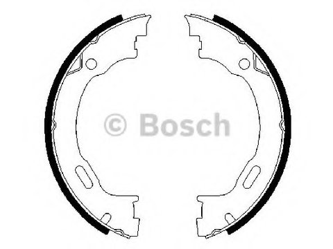 Set saboti frana frana de mana 0 986 487 609 BOSCH pentru Mercedes-benz M-class