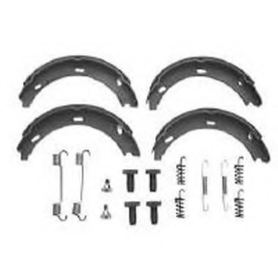 Set saboti frana frana de mana 02 35 006 TRUCKTEC AUTOMOTIVE pentru Mercedes-benz 190 Mercedes-benz Limuzina Mercedes-benz E-class Mercedes-benz Coupe Mercedes-benz Sl Mercedes-benz C-class Mercedes-benz Clk Mercedes-benz A-class Mercedes-benz B-class