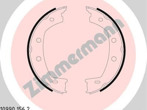 Set saboti frana frana de mana 10990 156 2 ZIMMERMANN pentru Land rover Freelander Land rover Lr2