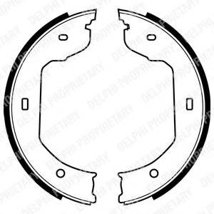 Set saboti frana, frana de mana BMW 5 limuzina (E3