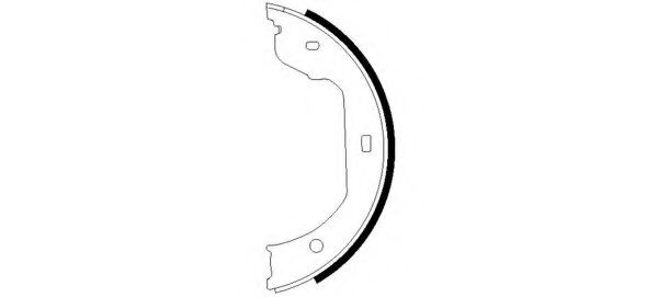 Set saboti frana, frana de mana BMW 7 (E65, E66, E67) (2001 - 2009) TEXTAR 91058700