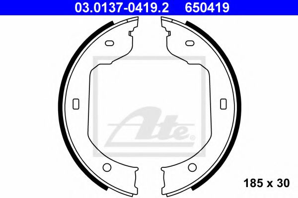 Set saboti frana, frana de mana BMW 7 (F01, F02, F