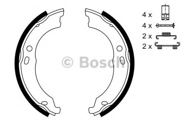 Set saboti frana, frana de mana FIAT DUCATO platou