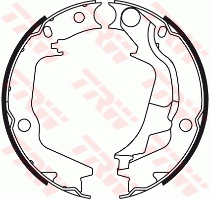 Set saboti frana frana de mana # Hyundai Grandeur 1998 1999 2000 2001 2002 2003 2004 2005 # GS8782 # TRW