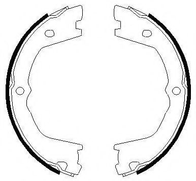 Set saboti frana, frana de mana IVECO DAILY III caroserie inchisa/combi (1997 - 2007) TEXTAR 91074900 piesa NOUA