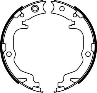 Set saboti frana frana de mana JEEP PATRIOT MK74 ABE CRY003ABE