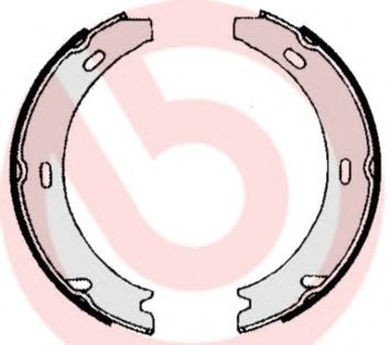 Set saboti frana, frana de mana MERCEDES A-CLASS (W168) (1997 - 2004) BREMBO S 50 502 piesa NOUA