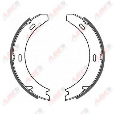 Set saboti frana, frana de mana MERCEDES B-CLASS (W245) (2005 - 2011) ABE CRM001ABE piesa NOUA