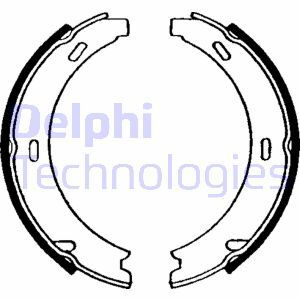 Set saboti frana frana de mana # Mercedes-benz A-class 2010 2011 2012 # LS1637 # DELPHI