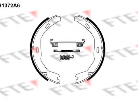 Set saboti frana, frana de mana MERCEDES-BENZ C-CLASS limuzina (W204), MERCEDES-BENZ C-CLASS T-Model (S204), MERCEDES-BENZ E-CLASS cupe (C207) - FTE B