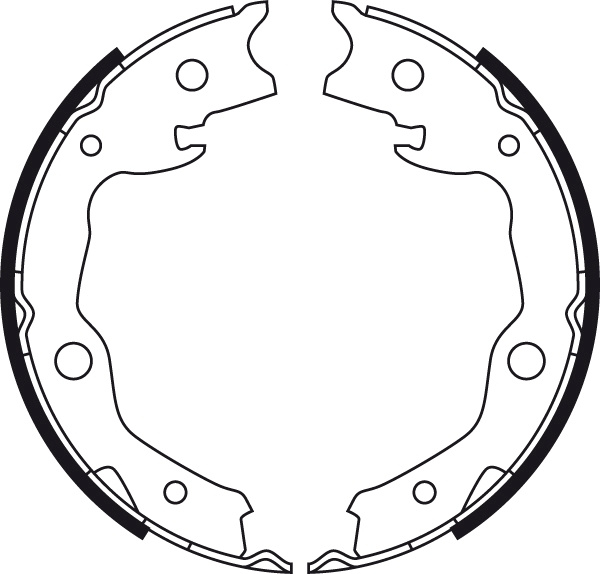 Set saboti frana frana de mana # Nissan Leaf 2010 2011 2012 2013 2014 2015 2016 2017 2018 2019 2020 2021 2022 2023 2024 2025 # GS8752 # TRW