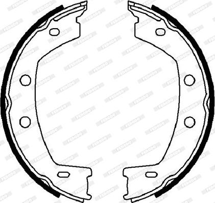 Set saboti frana. frana de mana Set saboti frana LAND ROVER FREELANDER 2 2.0-2.2D-3.2 10.06-10.14 LAND ROVER FREELANDER 2 (L359), Crossover, 10.2006 - 12.2015 Ferodo FSB4032