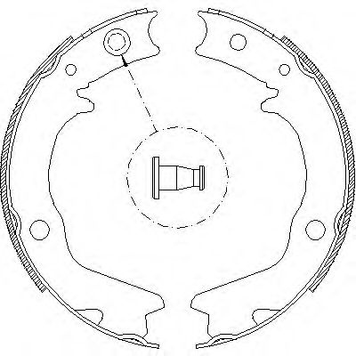Set saboti frana, frana de mana SUBARU FORESTER (S