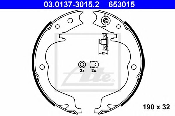 Set saboti frana, frana de mana SUBARU IMPREZA Lim