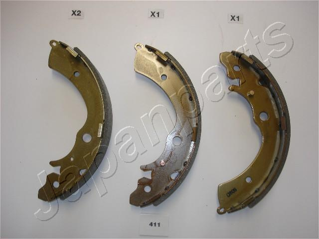 Set saboti frana GF-411AF JAPANPARTS pentru Honda Accord Honda Cr-v Honda Civic