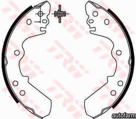 Set saboti frana HOLDEN RODEO platou / sasiu TF TRW GS8551