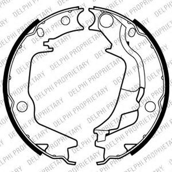 Set saboti frana HYUNDAI i20 PB PBT DELPHI LS2011