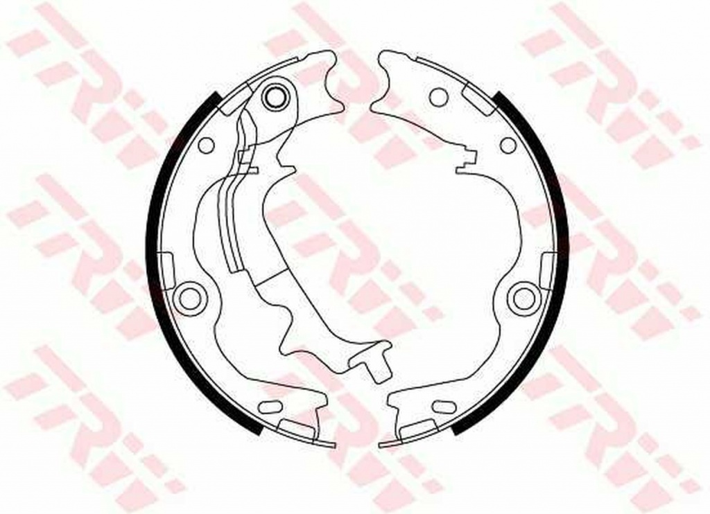 Set saboti frana HYUNDAI ix35 LM EL ELH TRW GS8817