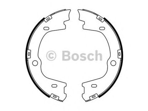 Set saboti frana HYUNDAI ix55 BOSCH 0986487778