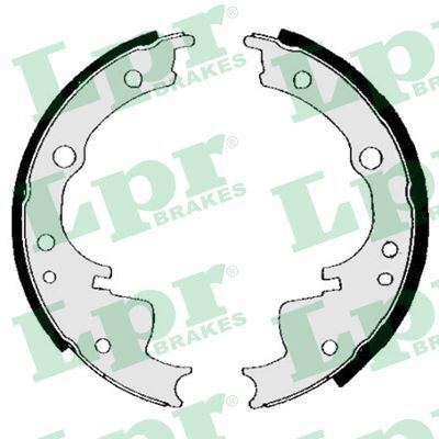 Set saboti frana # Iveco Daily 1978 1979 1980 1981 1982 1983 1984 1985 1986 1987 1988 1989 # 04330 # LPR