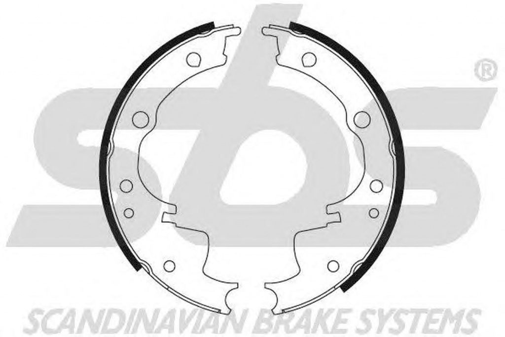 Set saboti frana IVECO DAILY II platou sasiu sbs 18492723436
