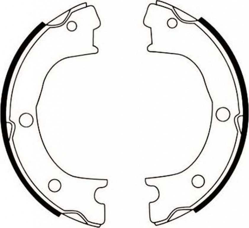 Set saboti frana IVECO DAILY III platou sasiu JURID 362417J