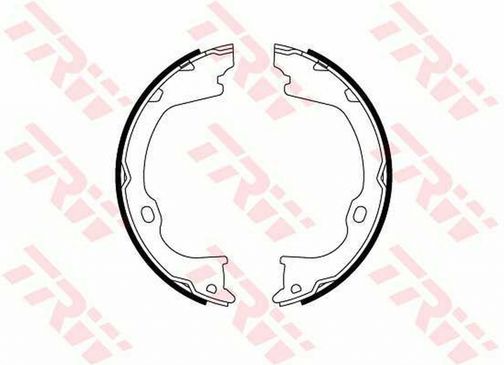 Set saboti frana JEEP WRANGLER III JK TRW GS8819