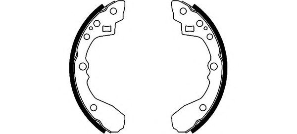 Set saboti frana KIA CERATO KOUP (TD) - Cod intern: W20121519 - LIVRARE DIN STOC in 24 ore!!!
