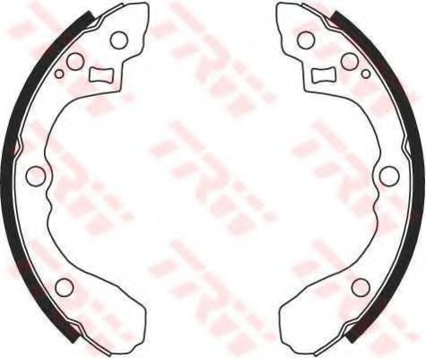 Set saboti frana KIA CERATO limuzina (2001 - 2004) TRW GS8692